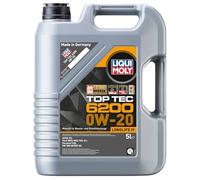 WOL 0W20 Top Tec 6200 Synthetic Technology 20789 Engine Oil ACEA C5 Low Friction Car Oil (5L)