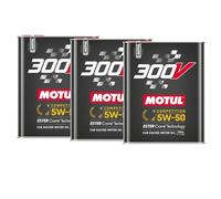 WOL 300V Competition ESTER Core Technology Car Racing Motor Oil 110859 - High Performance Synthetic Engine Oil - Viscosity 5W-50, SAE J 300 (6 L)
