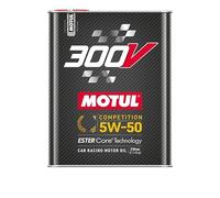 WOL 300V Competition ESTER Core Technology Car Racing Motor Oil 110859 - High Performance Synthetic Engine Oil - Viscosity 5W-50, SAE J 300 (2 L)