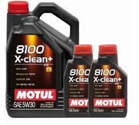WOL 5W30 Fully Synthetic Engine Oil - 8100 X-Clean+ DPF Car Lubricant 4T ACEA C3 106377 Cae Engine Oil (7 L)