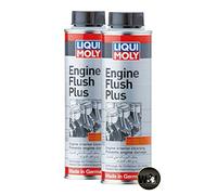 WOL Best Engine Flush Cleaner Liqui-Moly Engine Flush Plus 8374 Deposits and Sludge Cleaner 300 ML - 2 UNIT