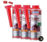 WOL Diesel Additive Injector Cleaner Liqui Moly Super Diesel Additive 250ml - Fuel System Cleaner - DPF Cleaner Diesel 1806 - Diesel Particulate Filter Cleaner (3 UNIT)