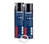 WOL DINITROL 1000 CLEAR CAVITY WAX 500ML 2 UNITS AEROSOL + EXTENSION NOZZLE SIMILAR 3125 DIN4