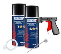 WOL DINITROL RC900 RUST CONVERTER PRIMER 400ML CAN 2 UNITS + EXTENSION NOZZLE + CANGUN DIN30
