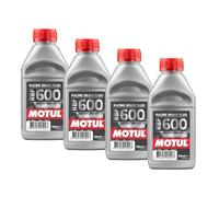 WOL DOT 4 Brake Fluid 100948 Brake Fluid Factory Line RBF600 500ML - Fully Synthetic Brake Oil Dot (4 Units)
