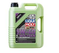 WOL Fully Synthetic Motor Oil Liqui Moly Molygen Additive 5W-40 New Generation 8536 - Low Friction Engine Oil Low Viscosity Motor Oil - 5 L