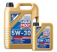 WOL Longlife III 5W30 Synthetic Technology Engine Oil 20822 Low Friction ACEA C3 API SN Car Oil (6L)