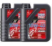 WOL MotorBike 4T Fully Synthetic 10W-40 Engine Oil 20753 Street Race API SP Oil (2L)
