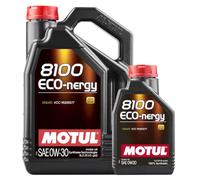 WOL-Motul 8100 0W30 Fully Synthetic Engine Oil Eco Nergy A5 B5 102794 - ACEA A5/B5, API SERVICE SP (6 L)