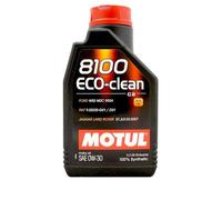 WOL-Motul 8100 Eco-Clean 0w30 Fully Synthetic Car Engine Oil 102889 - ACEA C2, ILSAC GF-6A, API SERVICE SP-RC (1 L)