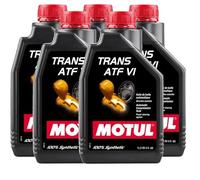 WOL-Motul ATF VI Fully Synthetic Oil Automatic Transmission Power Steering Fluid 109771 Auto Gearbox DCT CVT (5 L)