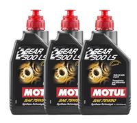 WOL Motul Gear 300 LS 75W90 100% Synthetic Oil Ester DSG Transmision Gear Oil 105778 - API GL-5 Gearbox Oil (3 L)