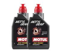 WOL-Motul Gearbox Motylgear 75W80 Semi-Synthetic Technosynthese Gear Oil 105782 - API GL-4, API GL-5, MIL-L 2105 D (2 L)