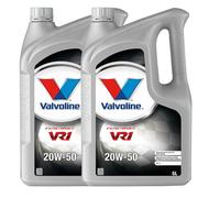 WOL-Valvoline SAE 20W50 VR1 Racing Highly Refined Mineral Engine Oil 873432 API SL 4 Stroke Car Oil (10L)