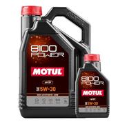 WOL5W30 - Fully Synthetic Engine Oil - 8100 Power - Ester Technology Car Lubricant - API SP 111801 Car Engine Oil (6L)