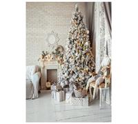 WOLADA 5 x 7 ft Christmas Backdrop Vinyl Christmas Photography Backdrops Photo Studio Background 10800