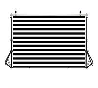 WOLADA 7x5ft Black And White Striped Photography Backdrop Birthday Party Wedding Decoration Photo Background Studio Props 11090