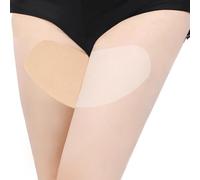 WOLAIYE Anti Chafing Thigh Guards, Thigh Inner Clear Invisible Prevention Friction Patch, Skin Lift Transparent Waterproof Adhesive Tape, 2 Colors, Skin 6 + Clear 6, 12PCS