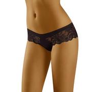 Wolbar Brief Knickers Short Size XL WB189 Emma Low Rise Sexy Lacy - Black