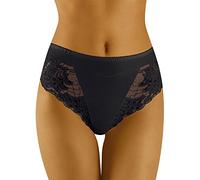 Wolbar High Waist Lace Women's Briefs WB408, Black,M