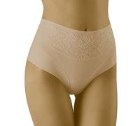 Wolbar Ladies' Briefs High Waist WB438, Beige,L
