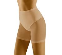 Wolbar Shaping Briefs For Women's With High Waist And Mesh Inserts Comfortable And Invisible Design Ideal For Smooth Slim Silhouette, Beige,XL