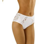 Wolbar Woman Lace Briefs WB424, White,2XL