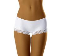 Wolbar Womens Boy-Shorts WB86, White,M