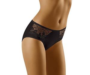 Wolbar Womens Briefs WB178, Black,2XL