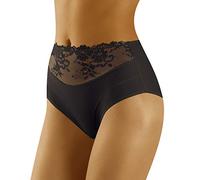 Wolbar Women's Cotton Lace Briefs WB415, Black,L