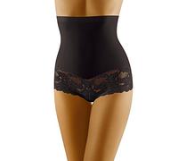 Wolbar Womens High-Waist Briefs Hipster Tummy Control WB183, Black,XL