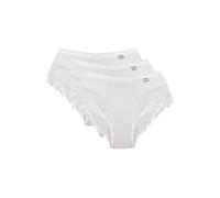 Wolbar Women's High-Waisted Briefs in 3-Pack WB406, White,M