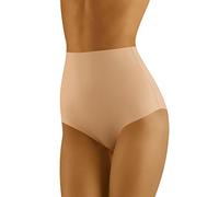 Wolbar Women's High Waisted Briefs Shaping WB411, Beige,S