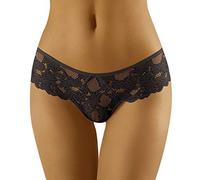 Wolbar Women's Lace Briefs WB425, Black,M