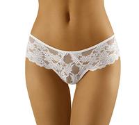 Wolbar Women's Lace Briefs WB425, White,XL