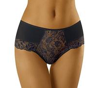 Wolbar Women's Lace Briefs WB426, Black,L