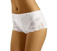 Wolbar Women's Lace Shorts Diamond 3508, White,M