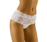 Wolbar Women's Lace Shorts WB413, White,M
