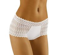 Wolbar Women's Lace Shorts WB418, White,S