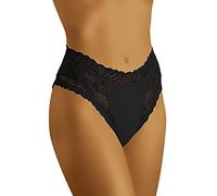 Wolbar Womens Maxi-Briefs with High Waist WB55, Black,S