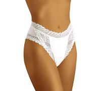 Wolbar Womens Maxi-Briefs With High Waist WB55, White,M