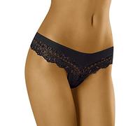 Wolbar Women's Sexy Shorts-Thongs Lace Low Waist Panties Briefs WB409, Black,M