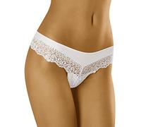 Wolbar Women's Sexy Shorts-Thongs Lace Low Waist Panties Briefs WB409, White,XL