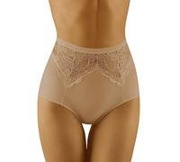 Wolbar Women's Shaping Lace Briefs WB422, Beige,M