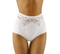 Wolbar Women's Shaping Lace Briefs WB422, White,L