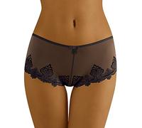 Wolbar Women's Transparent Shorts WB24, Black,M