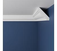 WOLDECOR XPS Cornice Coving - Decorative Coving Moulding for Ceilings, Lightweight Paintable Ceiling Coving Trim, Easy DIY Installation, Durable and Moisture Resistant (WS13, Sample 20cm)