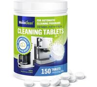 WoldoClean Coffee Machine Cleaning Tablets 150 Pack - Espresso Cleaner | Compatible with Jura, Siemens, DeLonghi, Bosch, Melitta, Krups, Philips
