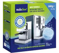 WoldoClean Descaling Tablets for Coffee Machine & Kettle - 40 Pack Limescale Remover Descaler Tabs for Espresso Maker All Purpose Cleaning Tablets