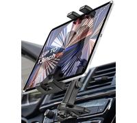 woleyi Car CD Slot Tablet Holder - Height Adjustable Arm, Universal 4.7-13" Tablets & Smartphones, Compatible with Car CD Slot, Black